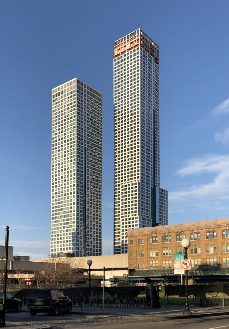 Exterior Work on Journal Squared's Second and Tallest Tower Nears  Completion, in Journal Square - New York YIMBY